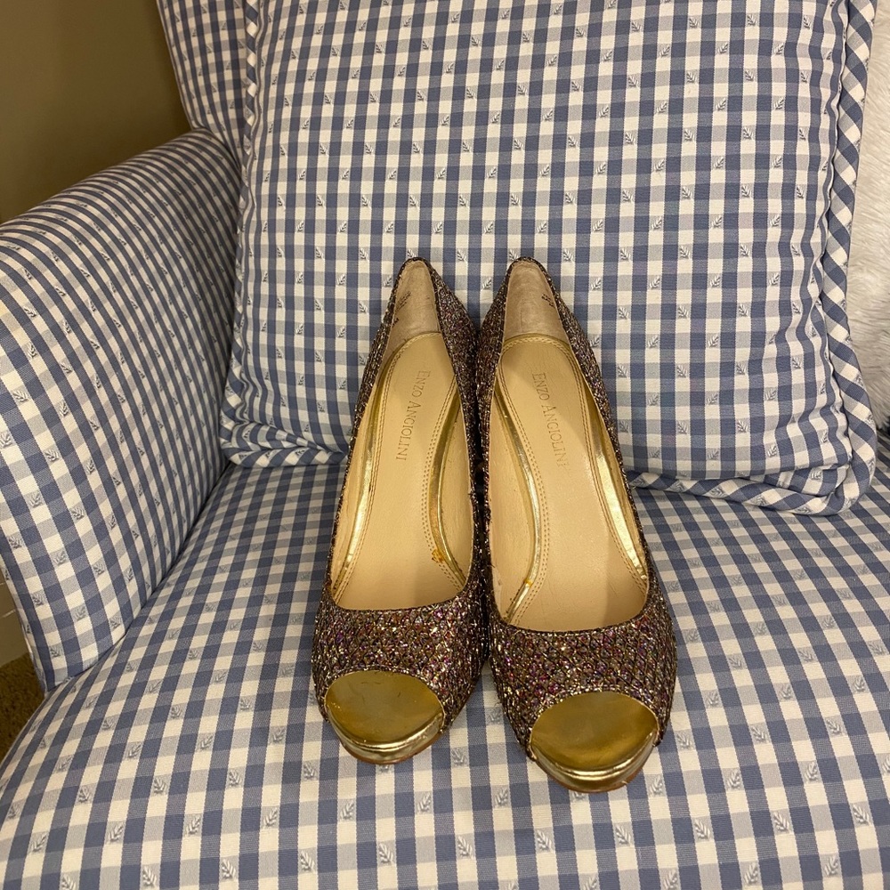 Enzo Angiolini Sparkly Heels